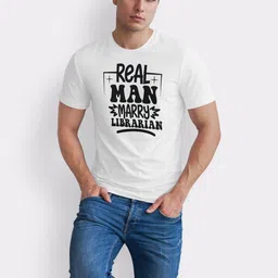 Seekbuylove Men Typography Printed Bio Finish Regular Fit Round Neck T-shirt image 5