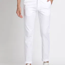 Turtle Men Relaxed Skinny Fit Chinos Trousers-picture-26