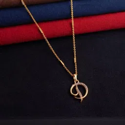 CLONEO D Alphabet Gold-Plated Pendants image 3