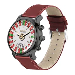 DOUBLERUN Men Dial & Leather Straps Analogue Multi Function Watch H05N12094-picture-17