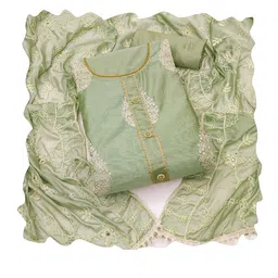 Maroosh Embellished Unstitched Dress Material image 4