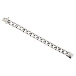 Voylla Men Brass Rhodium-Plated Link Bracelet image 2