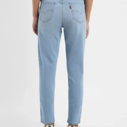 levi's Women's 711 Blue Skinny Fit Mid Rise Jeans image 3