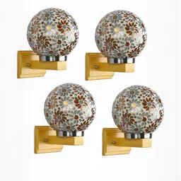 1ST TIME Orange & White Solid Glass Traditional Cylinder Wall Lamps Wall Lamps-picture-35