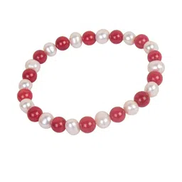 Divine souvenirs Unisex Artificial Beaded Elasticated Wooden Bracelet-picture-41