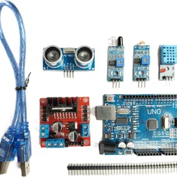 khurafatilabs All-in-One Robotics Kit: Arduino Uno SMD, L298N Driver, and Sensors, Best Combo Educational Electronic Hobby Kit image 2