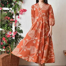 KALINI Print Fit & Flare Midi Dress-picture-23