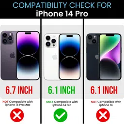 PEEPERLY Unisex iPhone 14 Pro Typography Born Proud Crystal Impact Resistant Back Case image 2