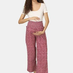 angloindu Women Loose Fit Maternity Trousers-image-71