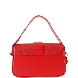 Flingo Checked PU Structured Handheld Bag image 3