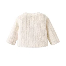 Hopscotch Girls Off White Polyester Printed Jackets-image-79