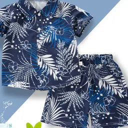 YK Boys Printed Shirt With Shorts Clothing Set-image-71