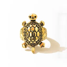 Vaiseema Stainless Steel Gold-Plated Finger Ring-picture-19