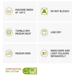 DDecor Green 4 Piece Double King Cotton Bedding Set image 3