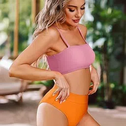 ENAYA STORE Strapless Swim Bikini Set image 5