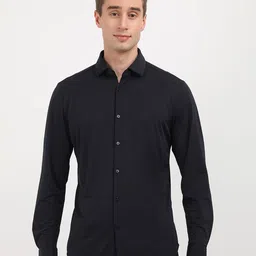 Calvin Klein Jeans Men India Slim Spread Collar Solid Slim Fit Casual Shirt-picture-29