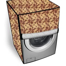 The Furnishing Tree Brown PVC Washing Machine Covers-picture-15
