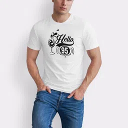 Seekbuylove Men Typography Printed Bio Finish T-shirt image 5
