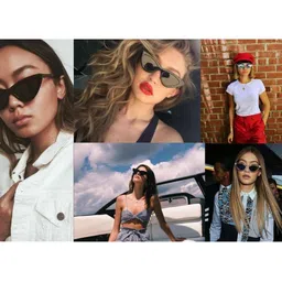 Being Better Unisex Full Rim Rectangle Sunglasses with UV Protected Lens SGLGH4FM3MTTCKZR image 2