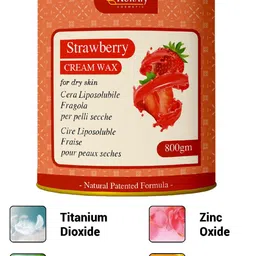 KURAIY Strawberry Natural Patented Formula Cream Wax - 800gm image 4