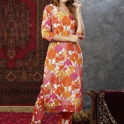 Anni Designer Floral Printed Regular Straight Kurta with Trousers-image-50