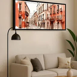 999Store Orange & Beige 1 Piece Canvas Other Wall Paintings image 4