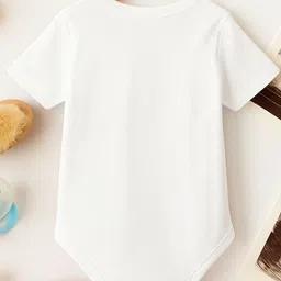 KNITROOT Kid's Printed Who Needs Santa When You Have Daddy Printed Onesie image 3