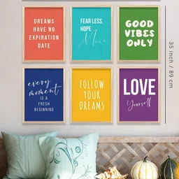 WALLLANE Brown Abstract Wall Paintings image 5