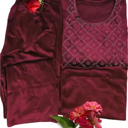 sriiva Embellished Kurta, Trouser/Pant & Dupatta Set image 3