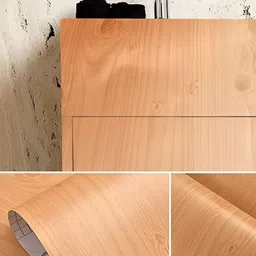 WOLPIN Brown Self Design Waterproof Wallpaper image 5