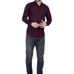 YASA CREATION Men Slim Fit Casual Shirt image 3