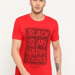 Masculino Latino Men Bio Finish Typography Printed Round Neck Cotton T-shirt-image-34