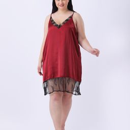 Qurvii Crepe A-Line Dress-picture-3
