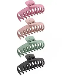 DOCTOR HEALTH SUPER SOFT Women Set of 3 Comb Shape Claw Clips image 3