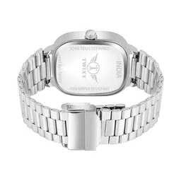 TWIXY Men Brass Dial & Stainless Steel Straps Analogue Watch TYW-007 GOLD image 4