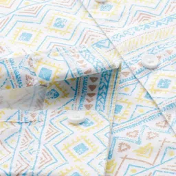 Allen Solly Junior Boys Slim Fit Opaque Printed Casual Shirt image 4