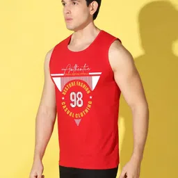 WOOSTRO Men Typography 2 Printed Raw Edge Slim Fit T-shirt image 5