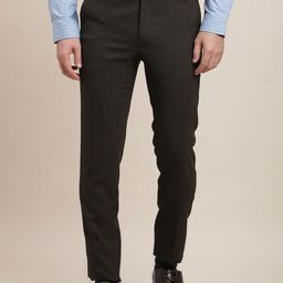 Turtle Men Tailored Skinny Fit Formal Trousers-picture-9