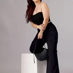 Miss Chase A+ Women Wide Leg High-Rise Heavy Fade Stretchable Jeans-image-44