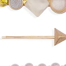 hair drama co. HAIR DRAMA COMPANY Kids Girls Set of 3 Embellished Hair Pins image 3