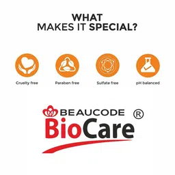 BEAUCODE BIOCARE Organic Sugar Paraben Free Face & Body Cream - 500g image 2