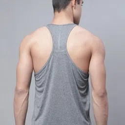 Friskers Printed Pure Cotton Innerwear Gym Vests image 2