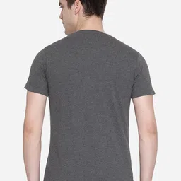 Greenfibre Men Grey Slim Fit T-shirt image 4