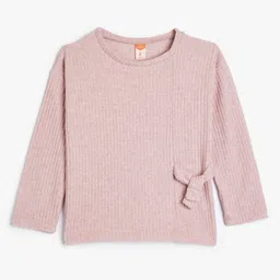 Koton Girls Henley Neck Pockets T-shirt-picture-26