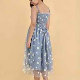 Pinly Net Fit & Flare Midi Dress image 4