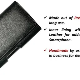 Bodoma Mobile BeltPouch Waist Bag for All Mobiles Up to 7.0 inch Mobile Belt Pouch Holster with Magnetic Clip Clouser Wasist Bag for All Mobiles image 3