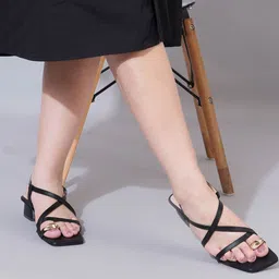 SZN Black Block Solid Heels image 3