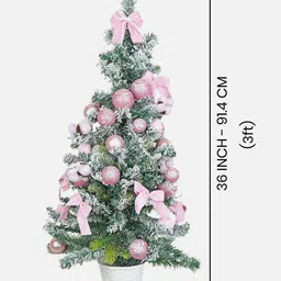 Little Surprise Box LLP Swirl Snowy Bushy Christmas Tree image 4