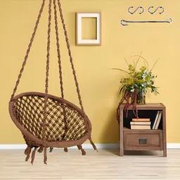 Swingzy Brown Hammock Hanging Swing-image-86