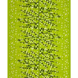 MILAAV Lime Green Floral 144 TC Single Bedsheet with 1 Pillow Covers image 3